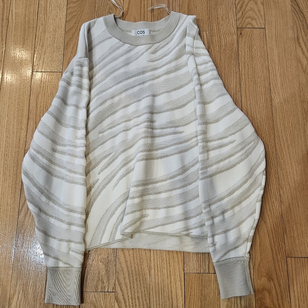 COS Zebra Jaquard Sweater